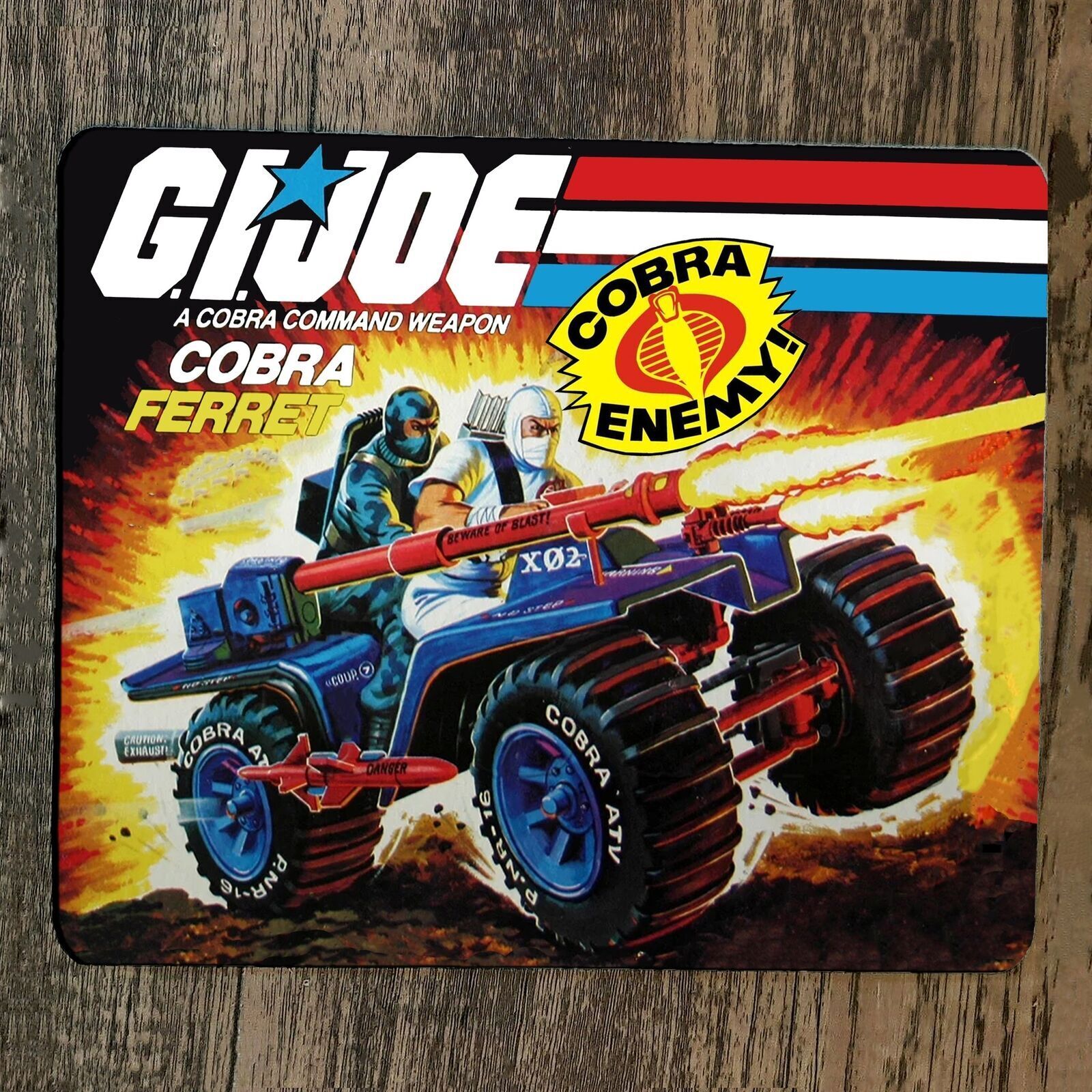 Mouse Pad GI Joe Cobra Ferret ATV