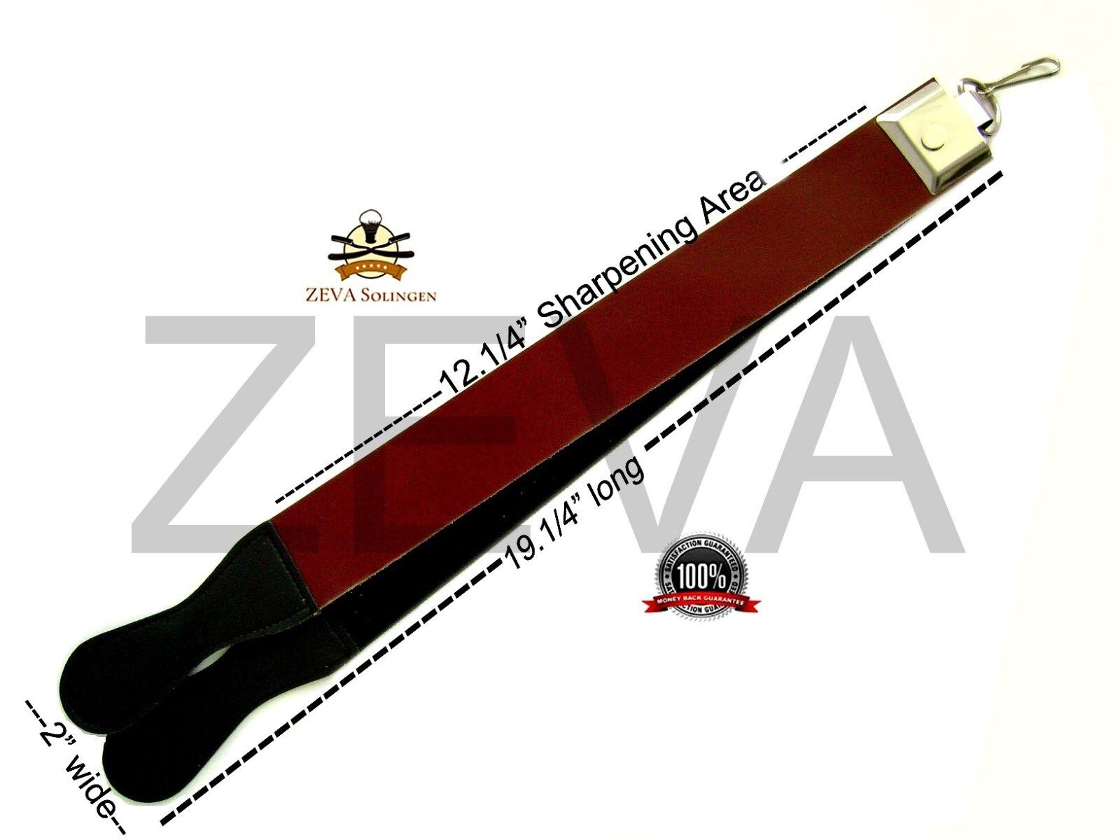 Professional New Leather Strop Strap Belt Barber Straight Edge Razor Sharpener 