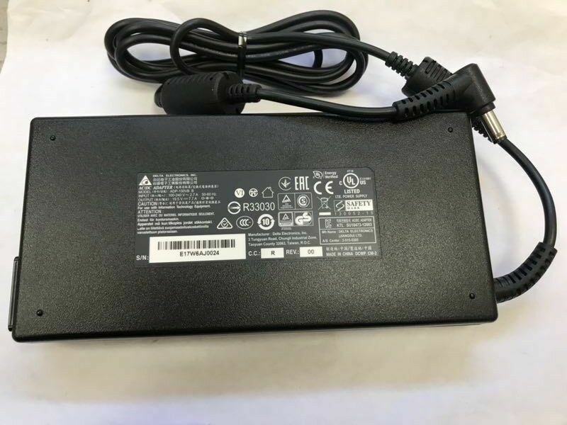 New Original 150W Delta MSI Laptop Charger AC Adapter ADP-150VB B + Power Cord
