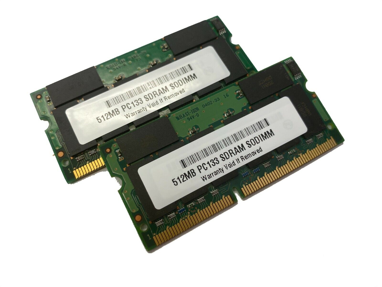 1GB KIT (2x 512MB) PC133 144 PIN SODIMM LAPTOP MEMORY RAM FOR ACER DELL HP IBM