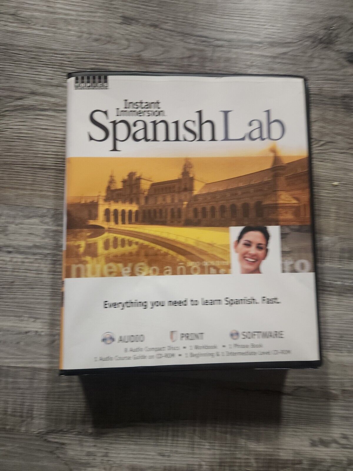 Topics Entertainment Instant Immersion Spanish Lab Audio Print Software Learn