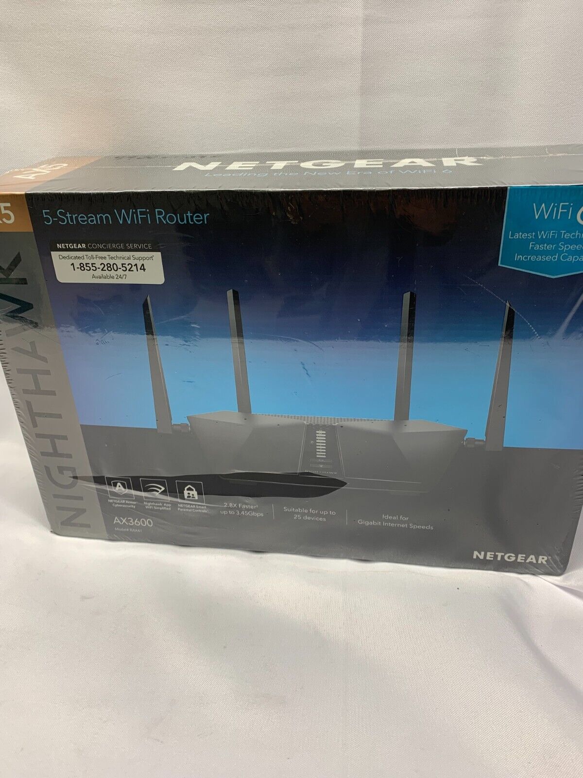 NETGEAR Nighthawk AX5 Dual-Band 5-Stream Wi-Fi  Router-AX3600*New