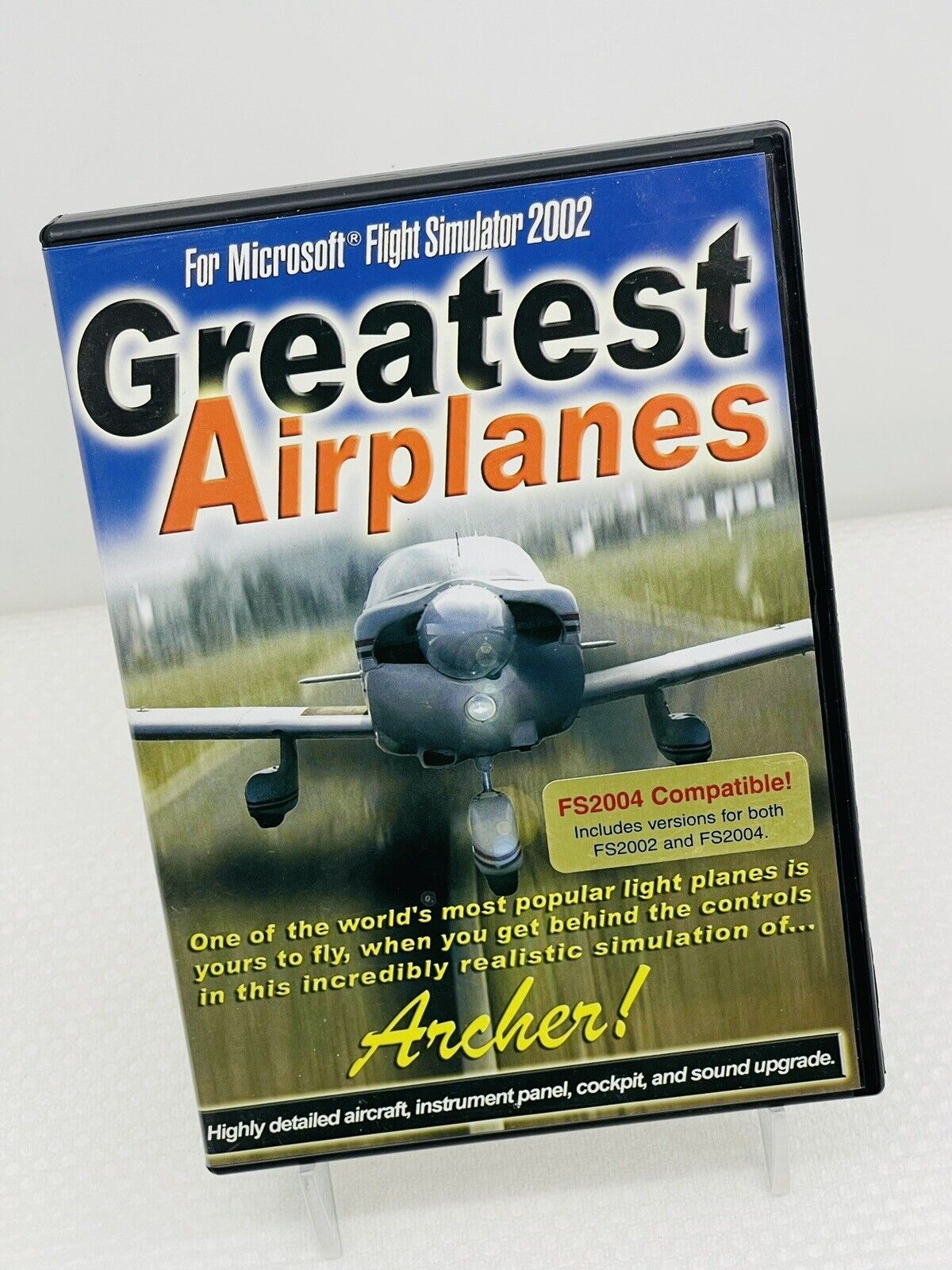 Greatest Airplanes ARCHER PC CD-ROM Microsoft Flight Simulator