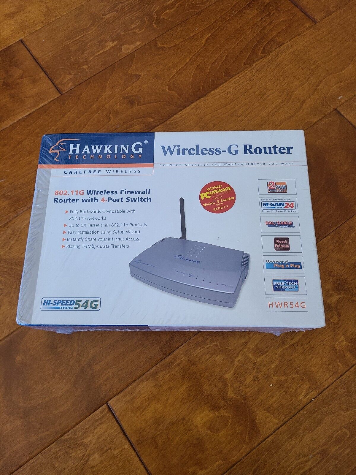 Hawking Technology Wireless-G Router HWR54G - Sealed Brand New.
