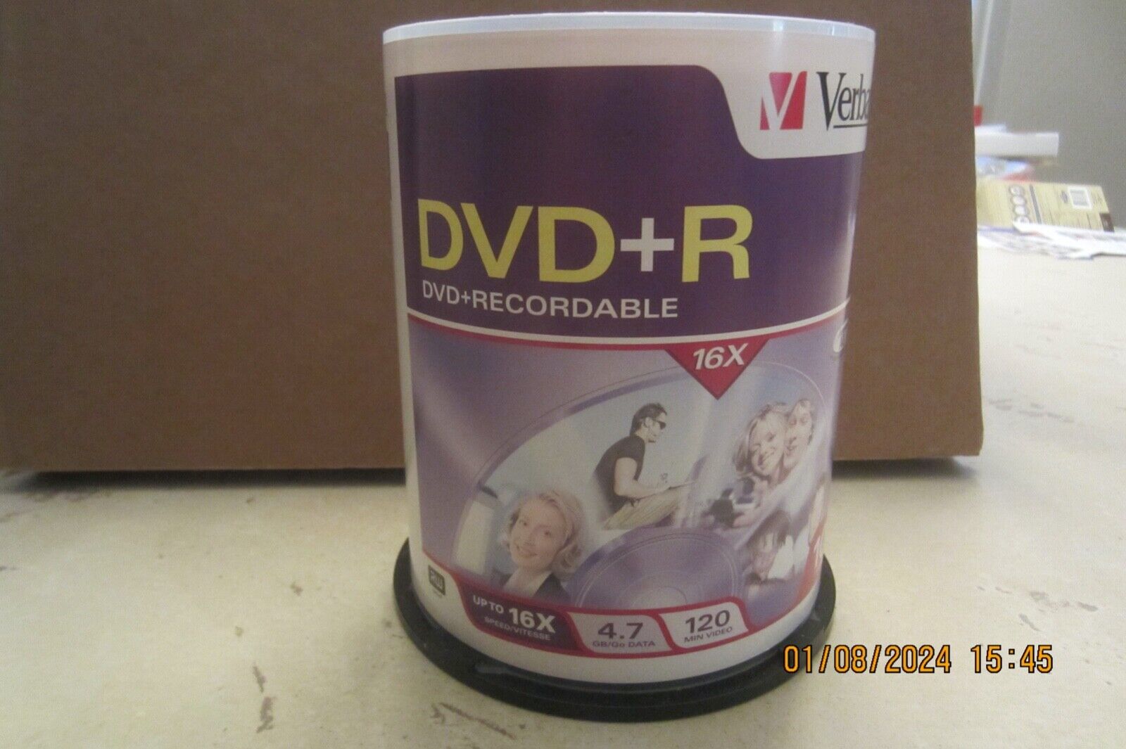 Verbatim DVD+R Discs 4.7 GB 16X Spindle 100 Pack 95098 BEST DEAL ON EBAY