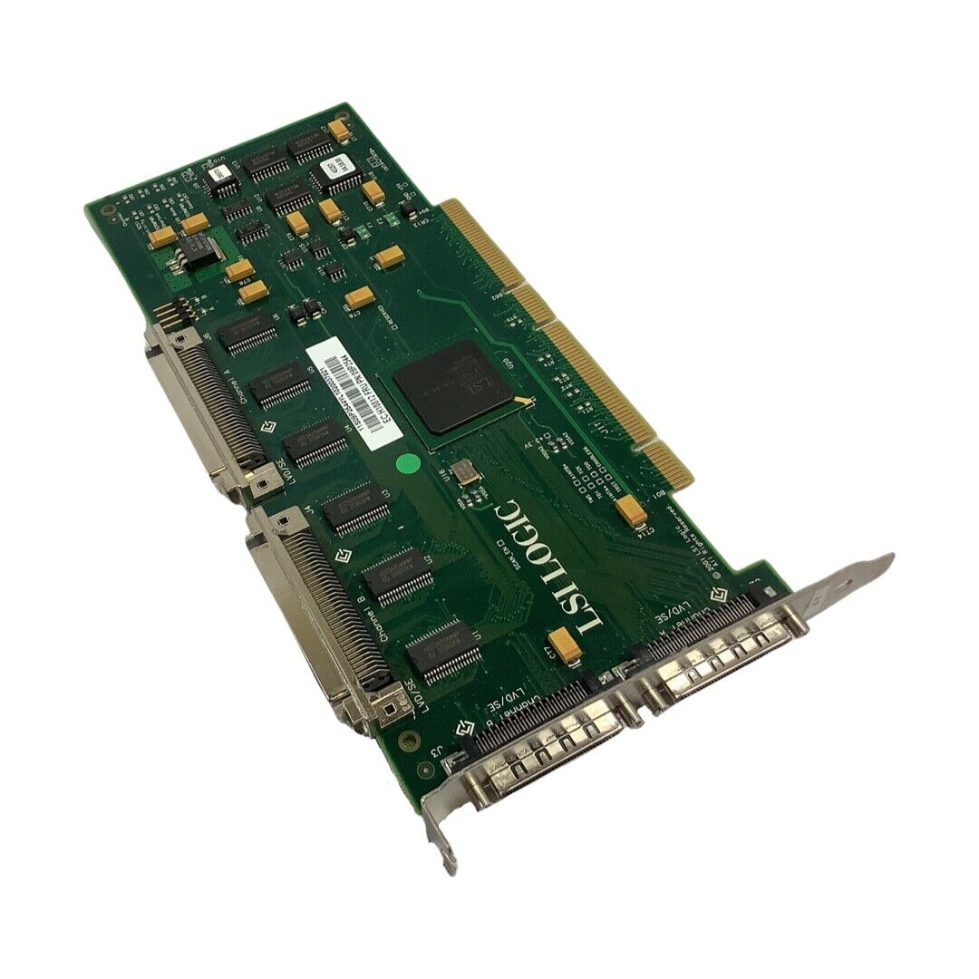 IBM LSI22915 Dual Channel U3 SCSI PCI Adapter 09P2544 4-Y LSi Logic LSi22915