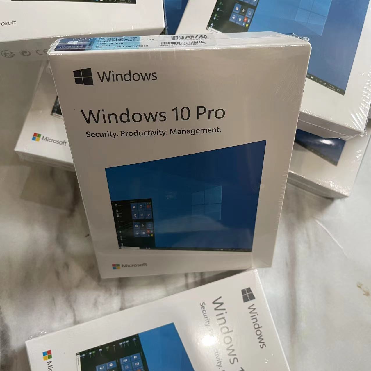 New Windows 10 Professional 32/64-Bit Retail Box USB Drive Sealed