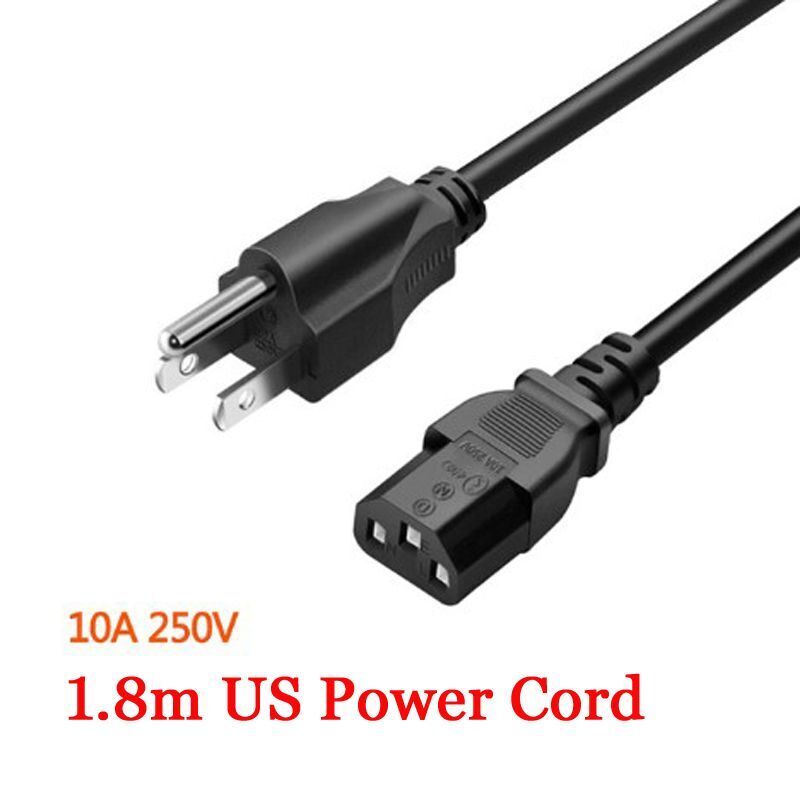 Extension Power Cord Cables AU US UK EU 3x0.75mm 1.5m 1.8m 10A to IEC320 C13 C14