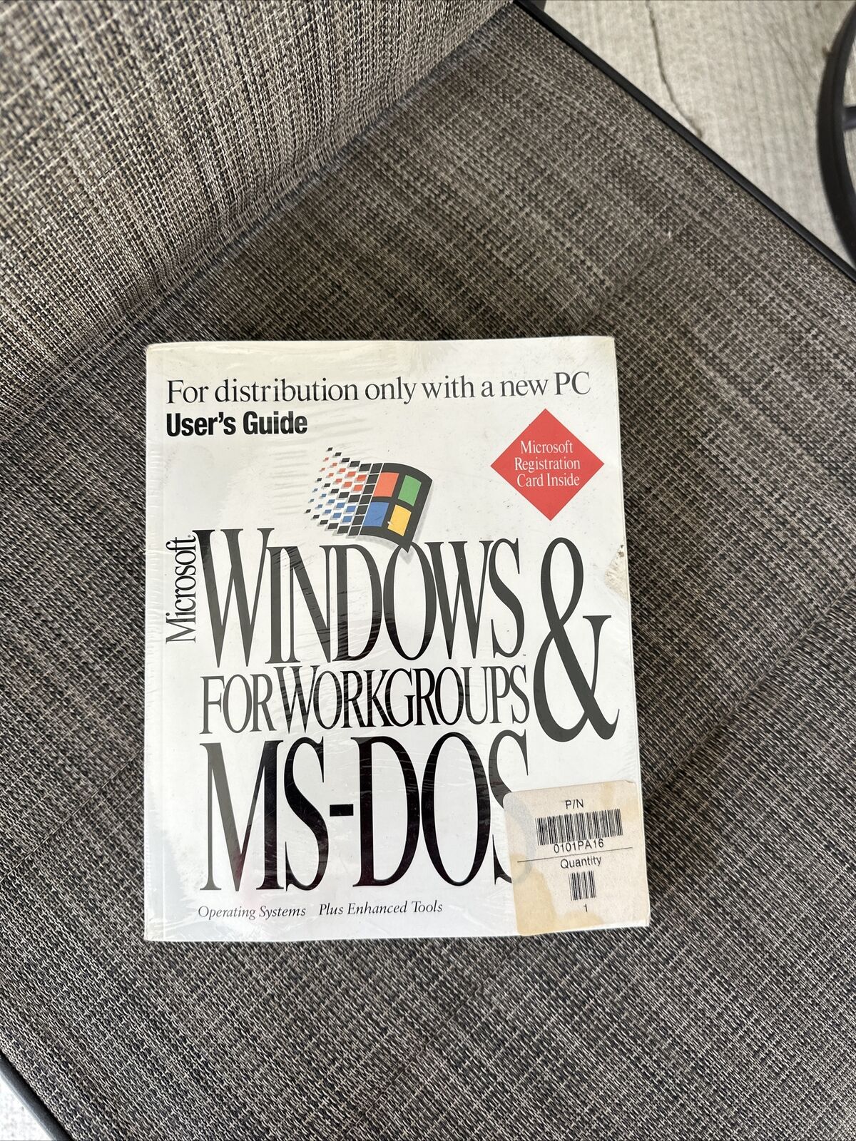 Microsoft Windows For Workgroups & MS-DOS Sealed 3.5 floppy - Brand new copy