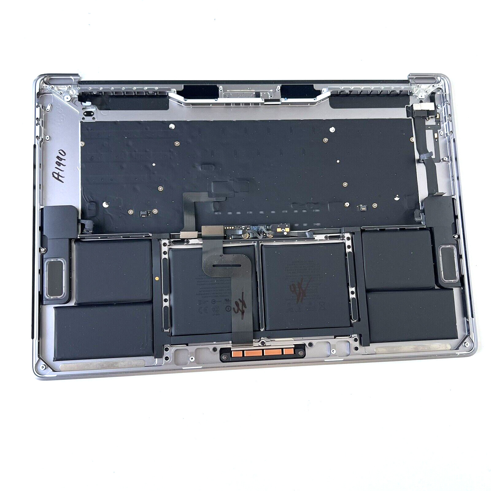 OEM MacBook Pro 15 2018 2019 A1990 Top Case Palmrest  Keyboard Battery Silver