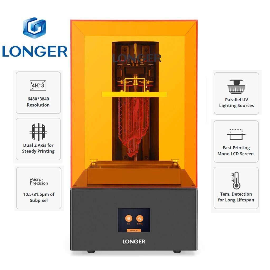 Longer Orange 4K Resin 3D LCD Printer 5.5\