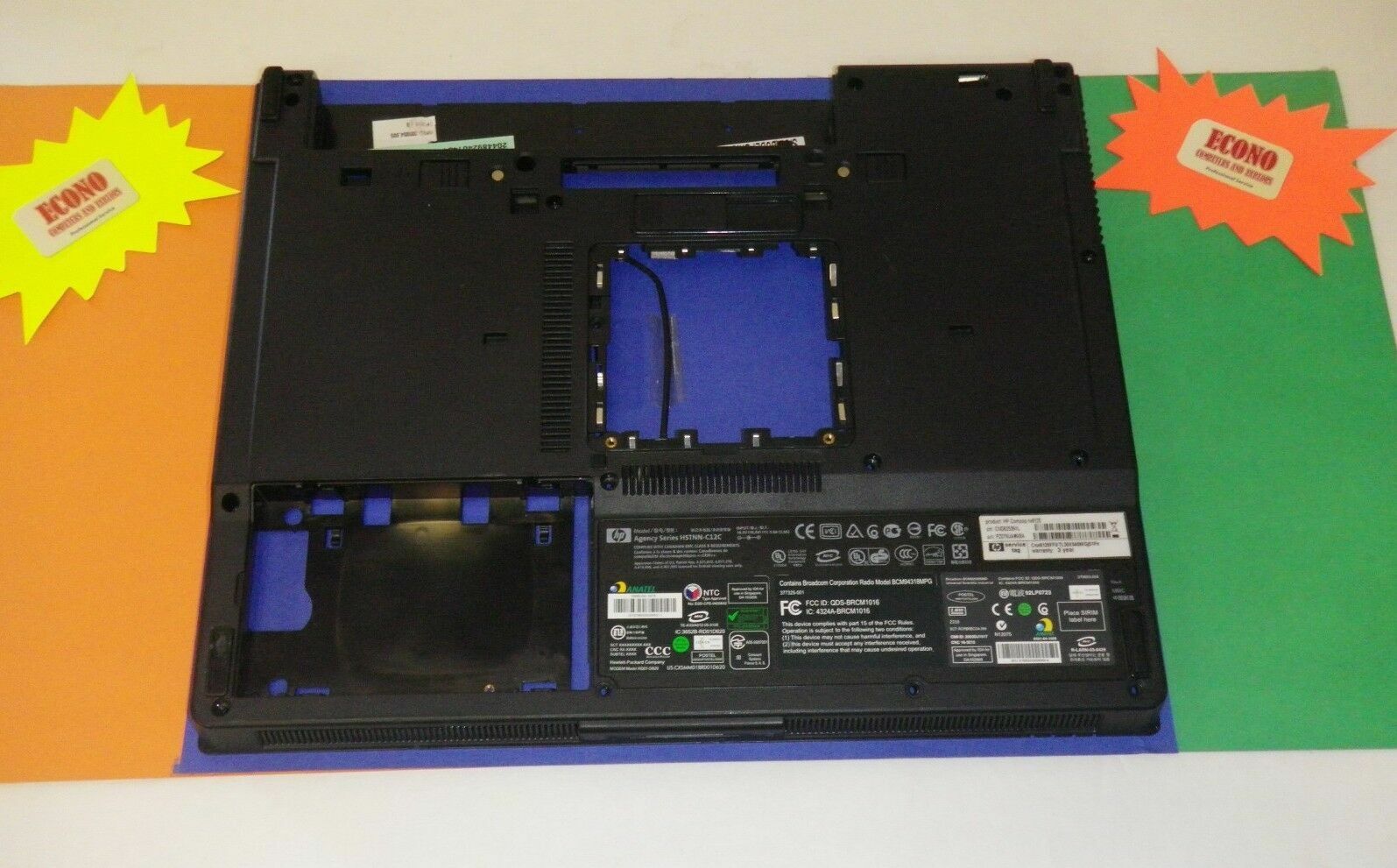HP Compaq NX6000 Series Original Bottom Case 393564-001 APZLI001600 