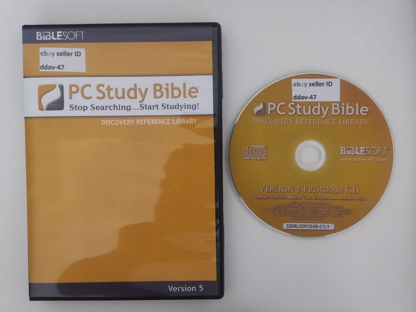 Biblesoft - PC Study Bible Discovery REFERENCE LIBRARY DVD ROM Version 5.0