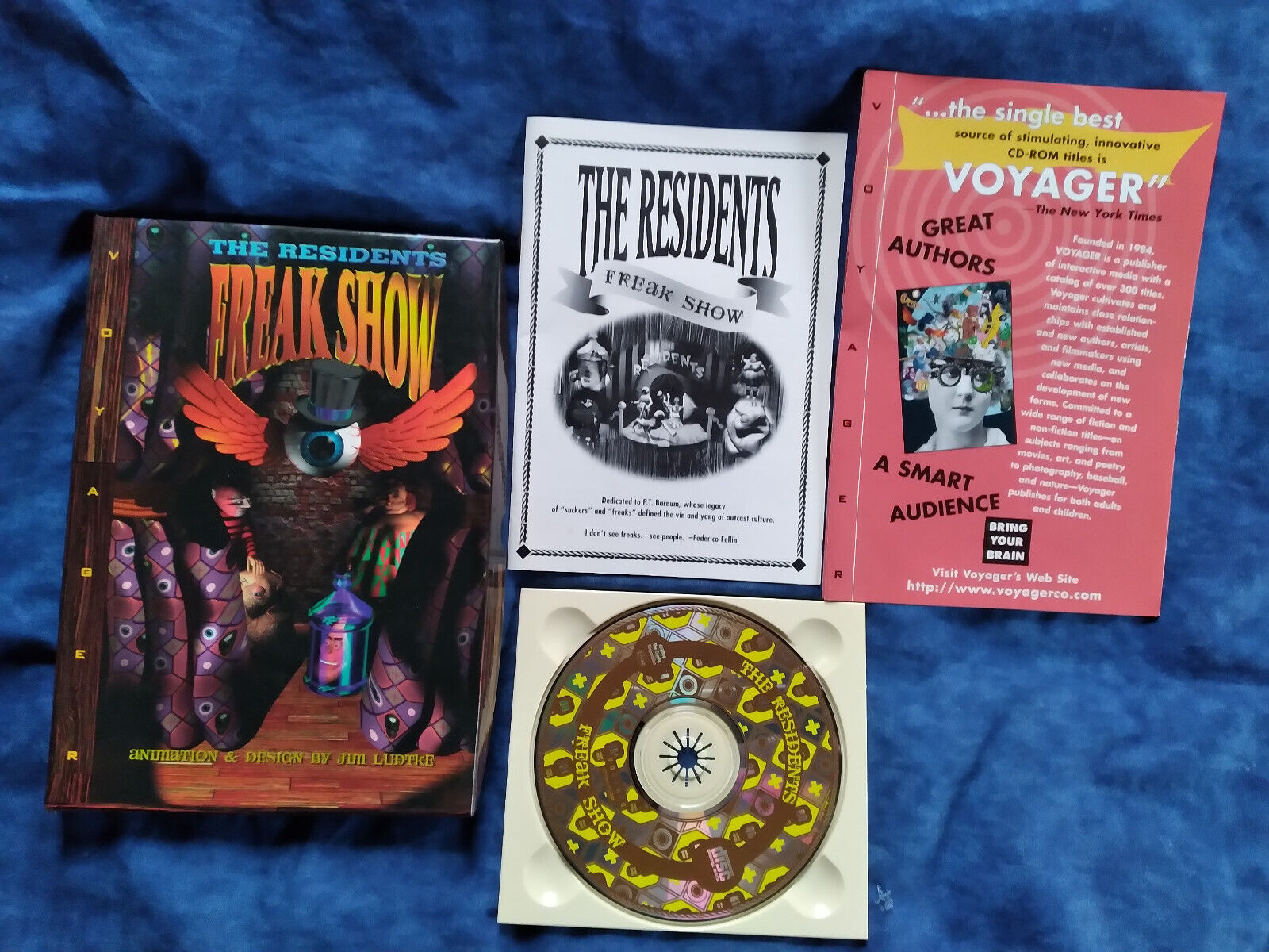 The Residents: Freak Show CD-ROM w/ Box And Booklet 1994 Vintage RARE