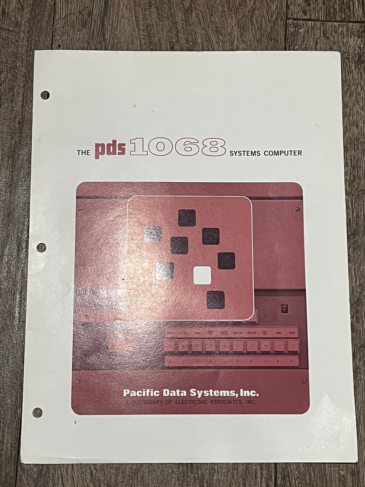 RARE Vintage 1964 Pacific Data Systems PDS 1068 Computer Brochure