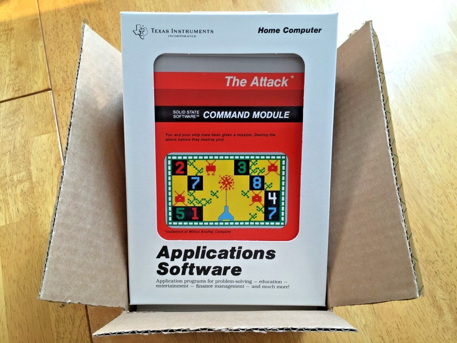 THE ATTACK  for the Texas Instruments TI 99/4a Computer - NEW FRESH CASE -NIB