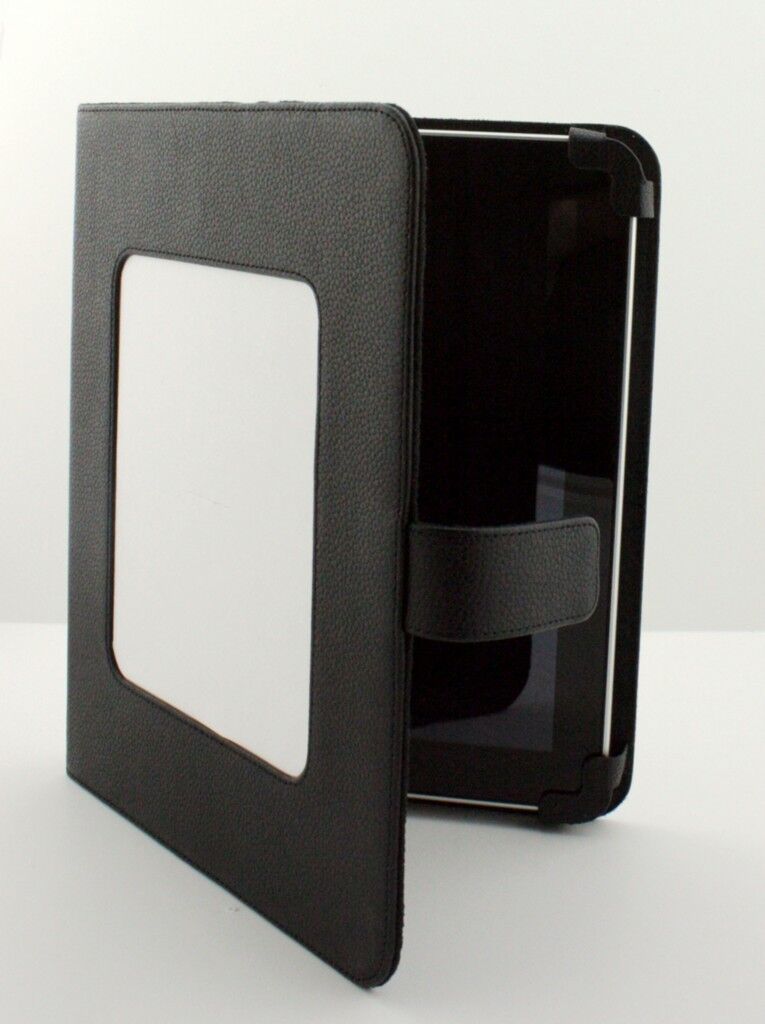 Black Leather iPad COVER for a 5\