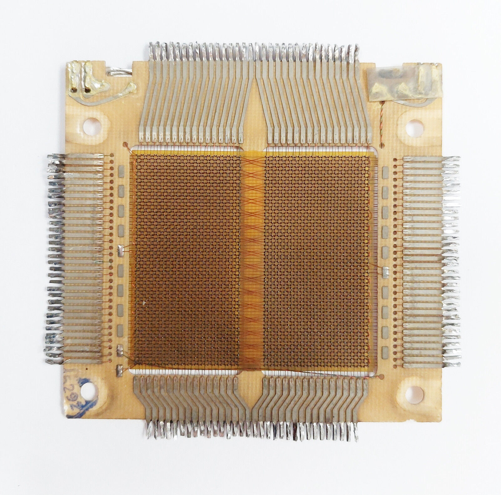 USA Sperry Rand  UNIVAC Ferrite Magnetic Core Memory Plate 1960s