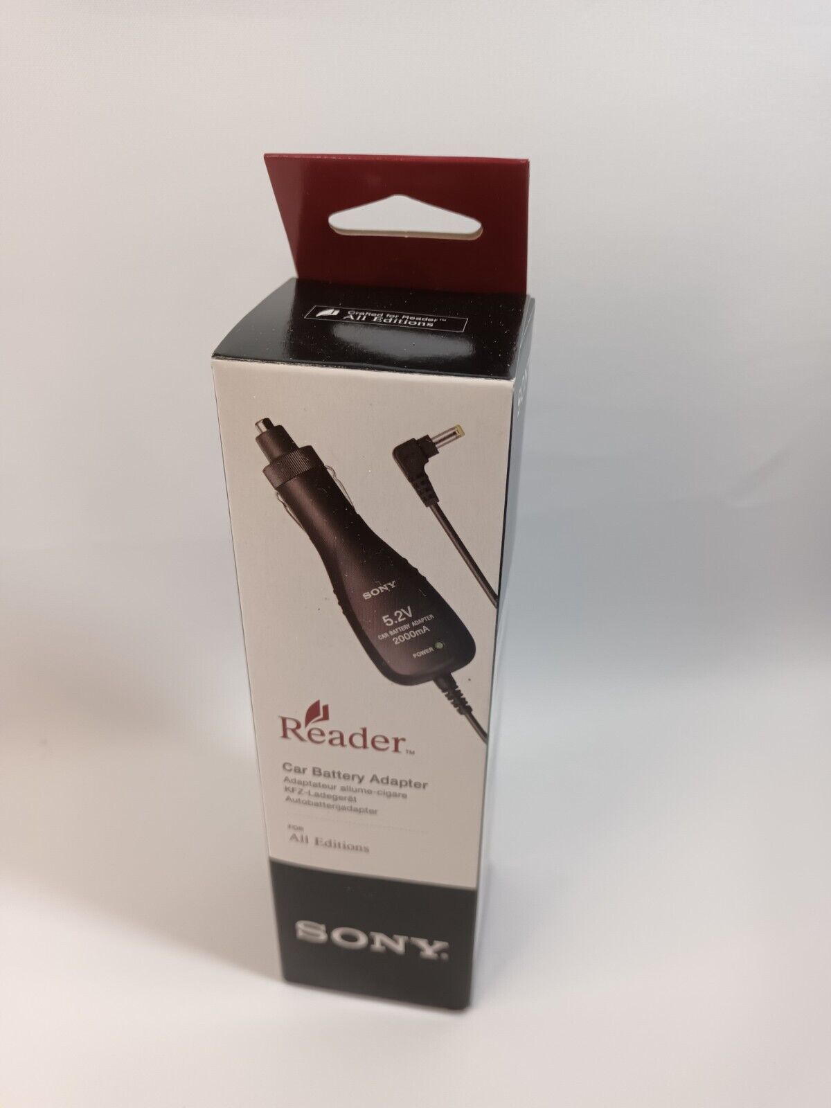 New Sealed Sony Car Battery Adapter Reader All Editions PRSA-CC1 Vintage 2009