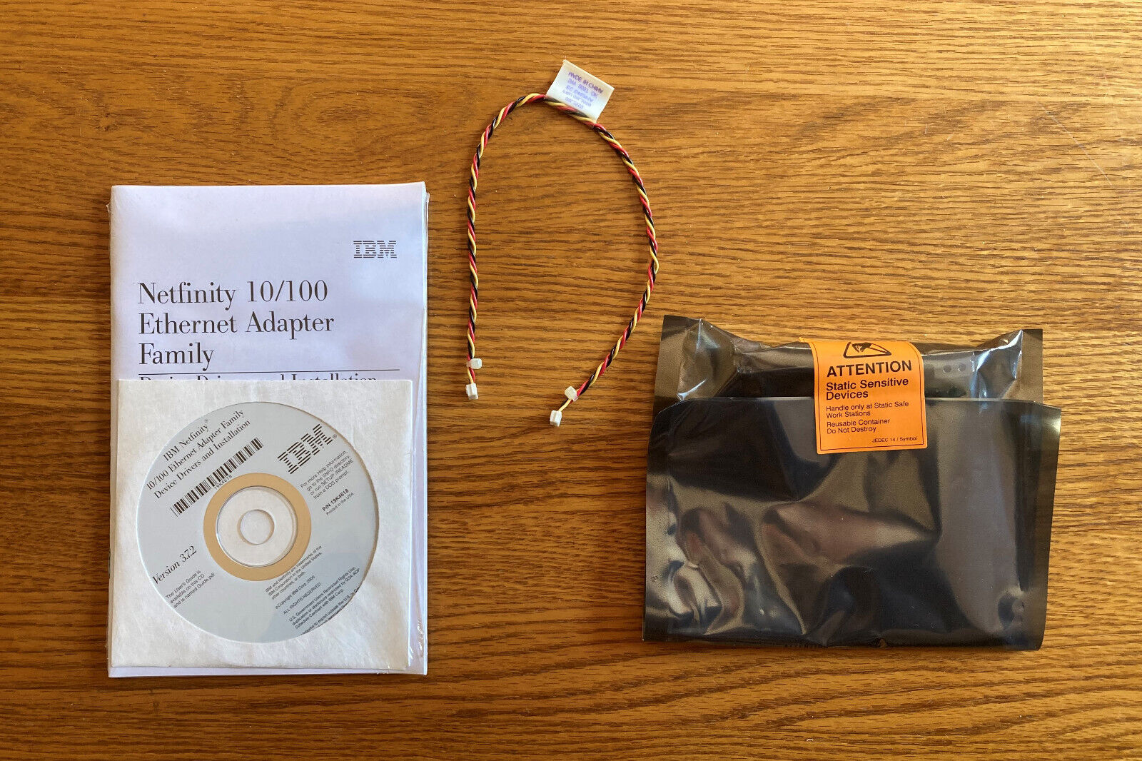 IBM Netfinity 10/100 Ethernet Adapter with Manual & CD New Factory Sealed
