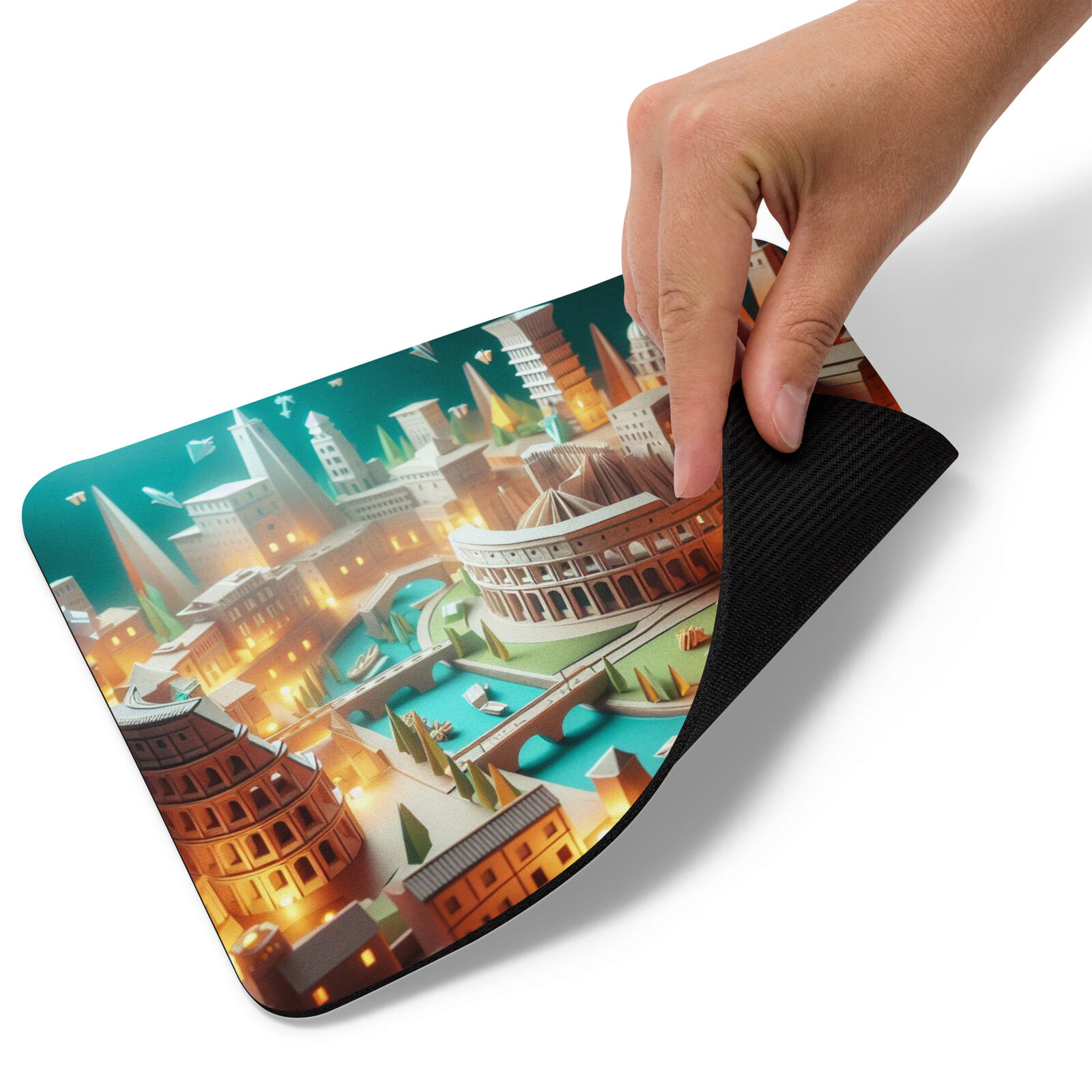 Mouse pad origami Rome