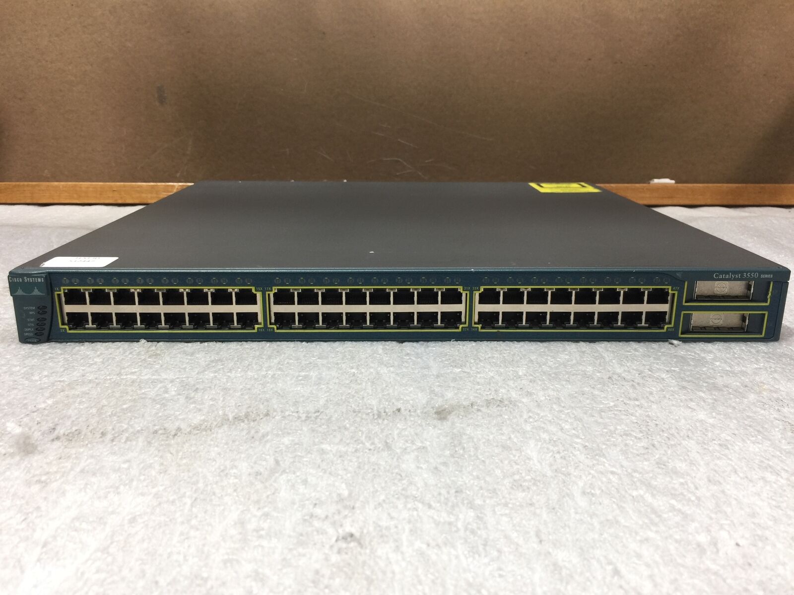 Cisco Catalyst 3550 WS-C3550-48-SMI Ethernet Switch, Tested/Working/Reset
