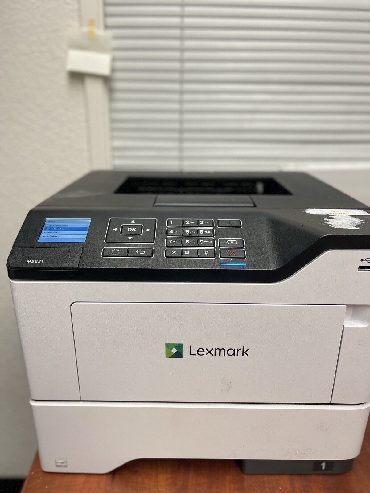Lexmark MS621  Monochrome Laser Printer✅2k Page Count✅ Toner 60% Level✅