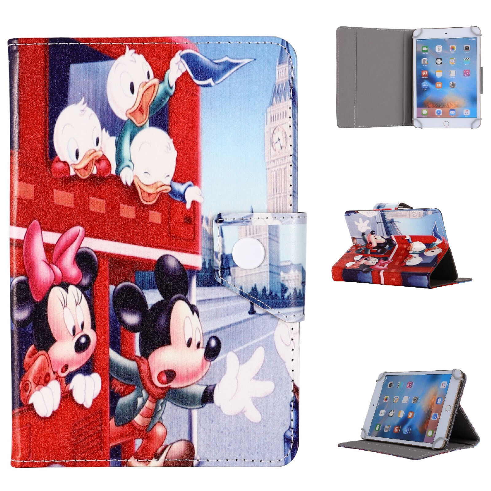 Case For Apple iPad all Models, Kids Stand cover ( boys & Girls) toddler cartoon