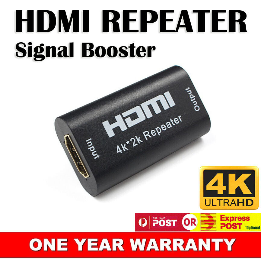HDMI Signal Repeater Cable Extender Amplifier Booster 4K 60Hz 1080P 3D Ultra HD