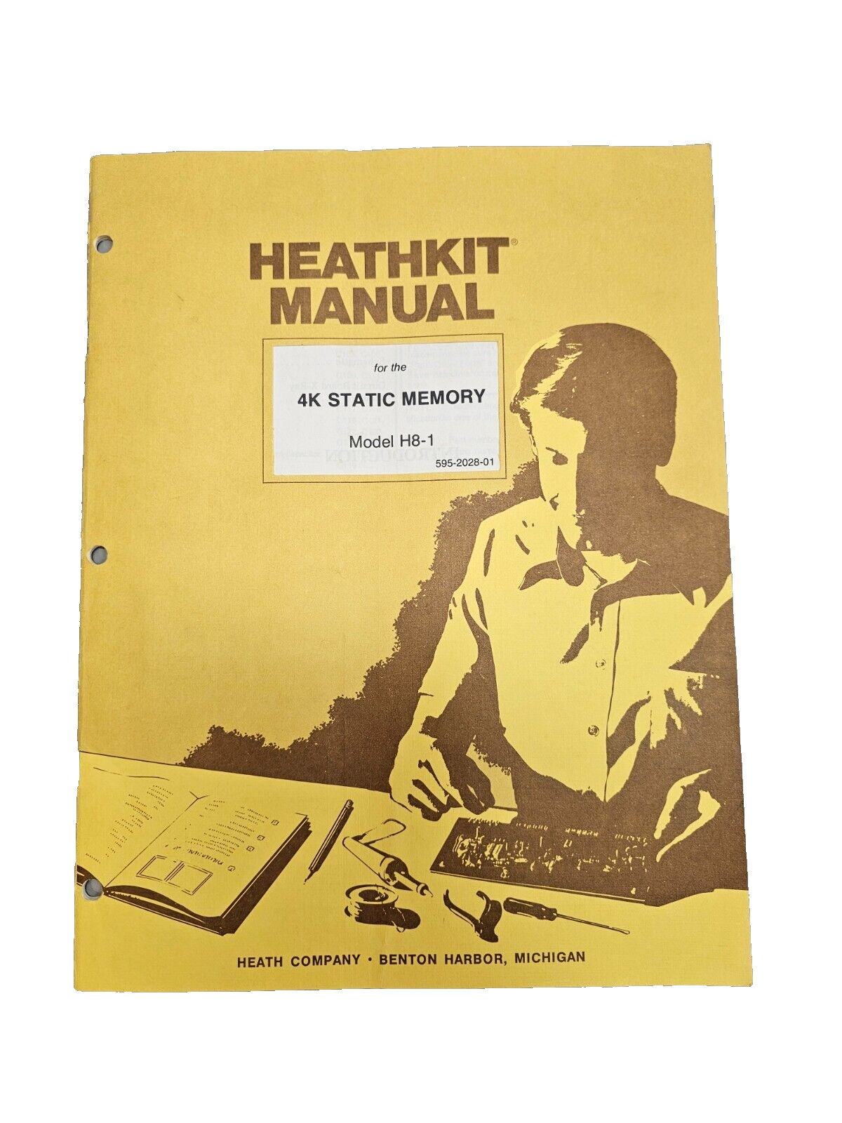 Rare Heathkit 4K Static Memory Manual  595-2028-01