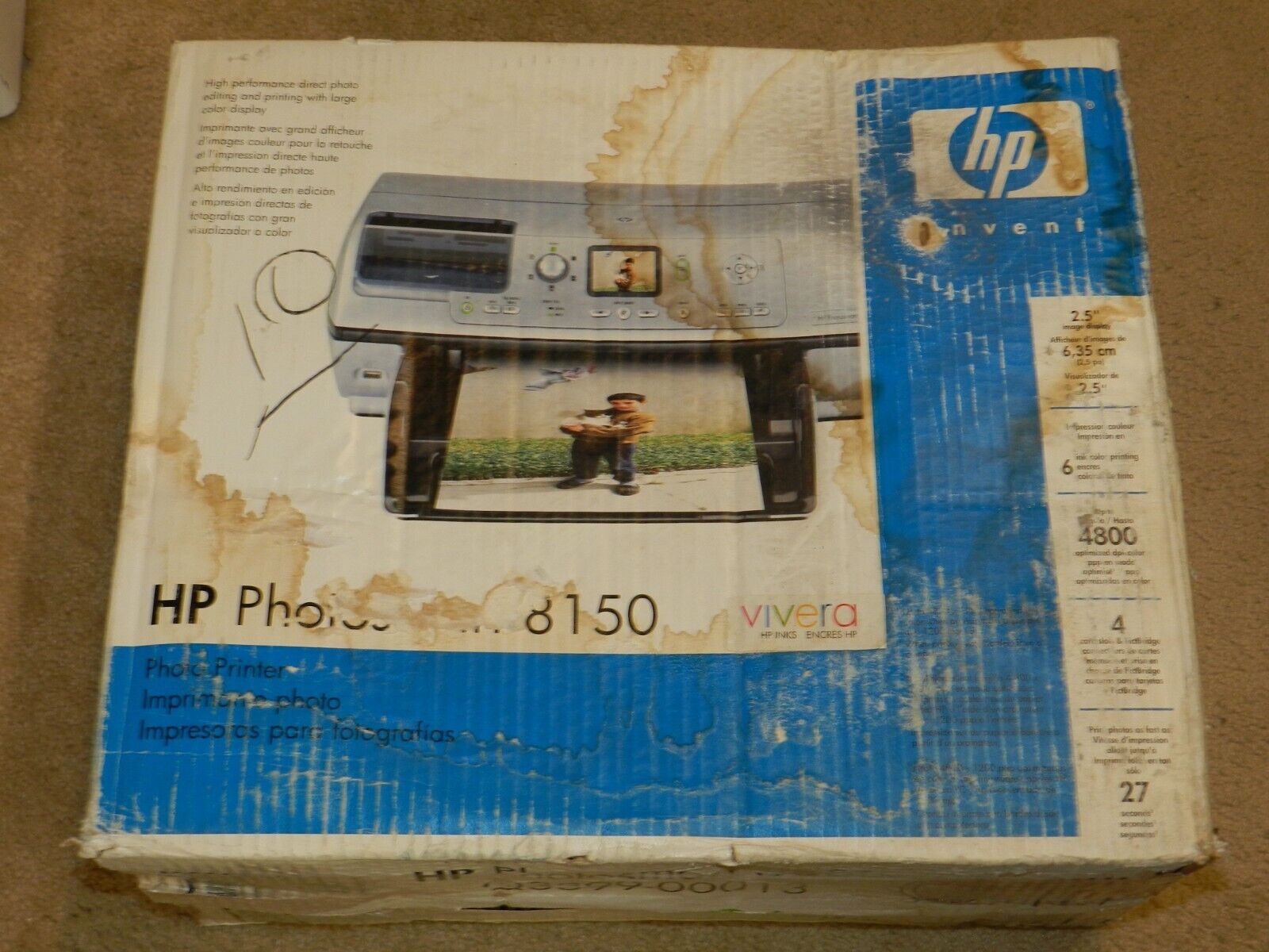 HP Photosmart 8150 Digital Photo Inkjet Printer BRAND NEW