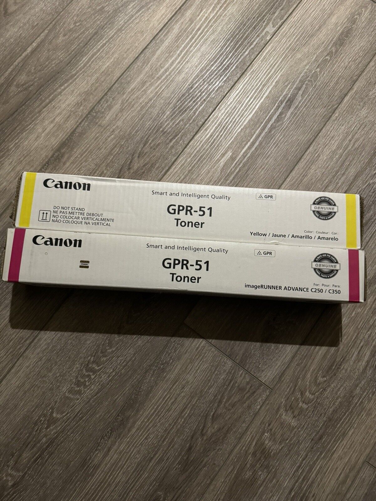 Canon Gpr 51 Toner Pair Yellow Magenta
