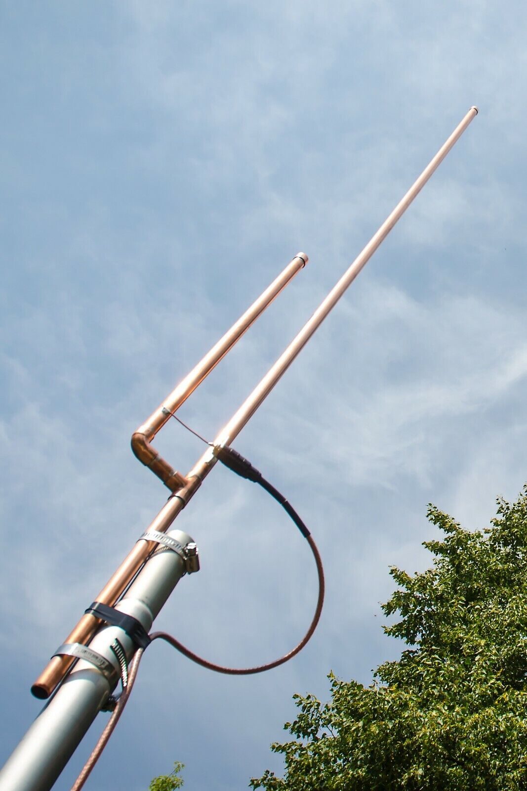 Premium KB9VBR J-Pole Base Antenna 2 meter dual band amateur ham radio scanner