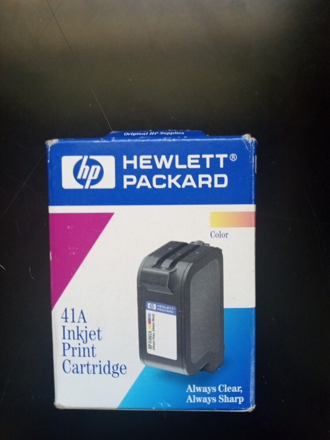 Genuine HP 41 Tri-Color Ink Cartridge Factory Sealed  Exp 03/1999 Vintage