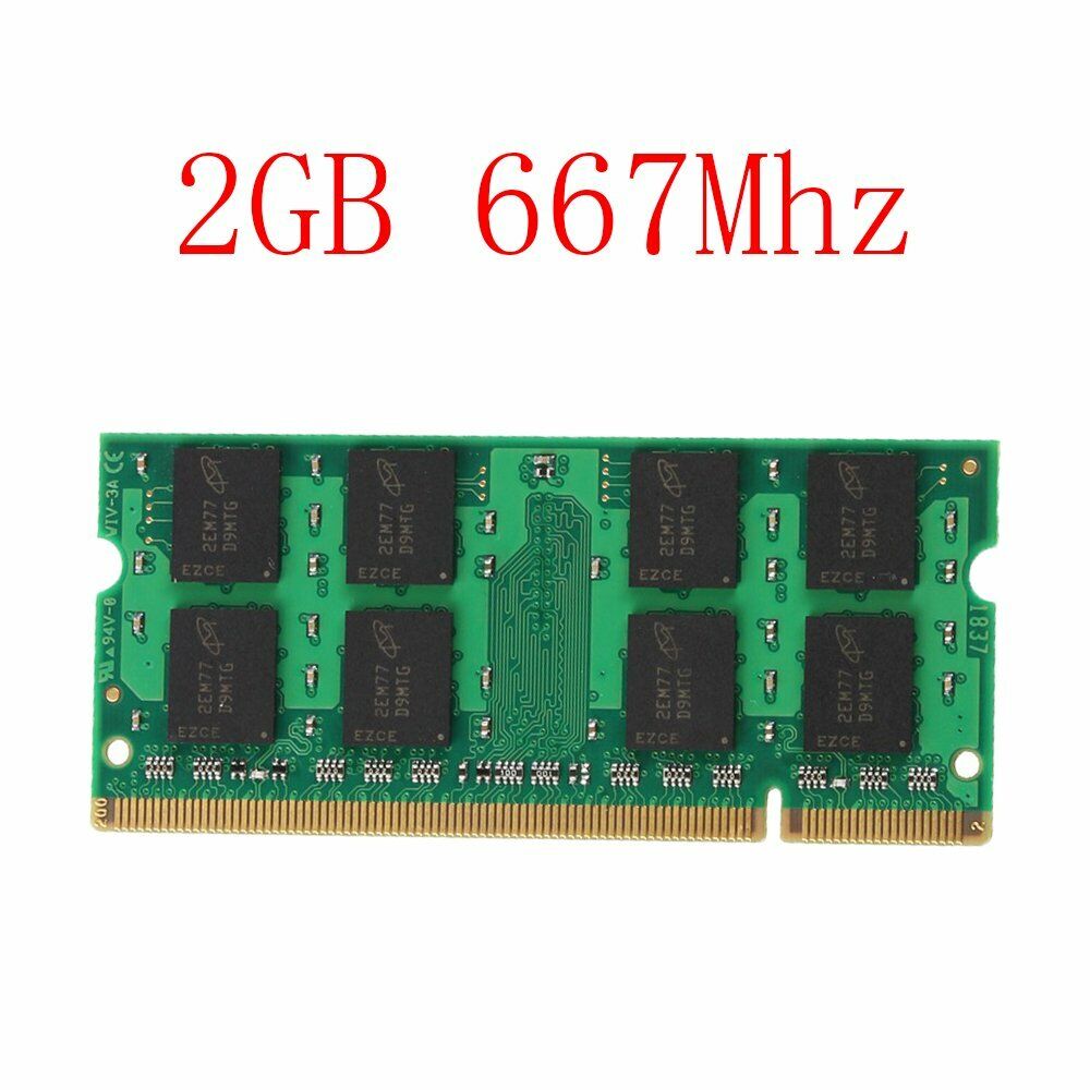 16GB 8GB 4GB 2G DDR2 PC2-5300S 667MHz 200Pin Memory RAM Laptop For Crucial Lot