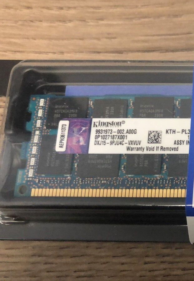 NEW Kingston KTH-PL313LV/16G 16GB PC3L-10600R DDR3 ECC Server Memory RAM