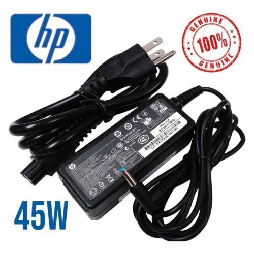LOT of 20 HP laptop 45W AC Adapter Power Supply Charger 741727-001 Blue Tip