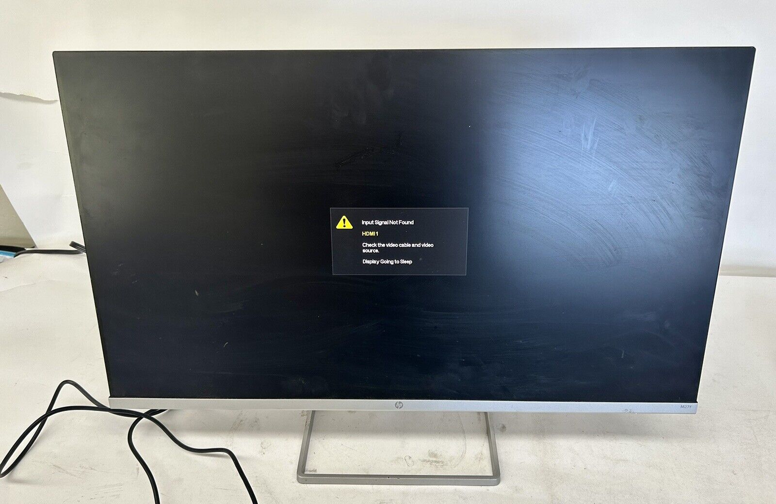 HP M27f FHD Monitor Tested Turns On