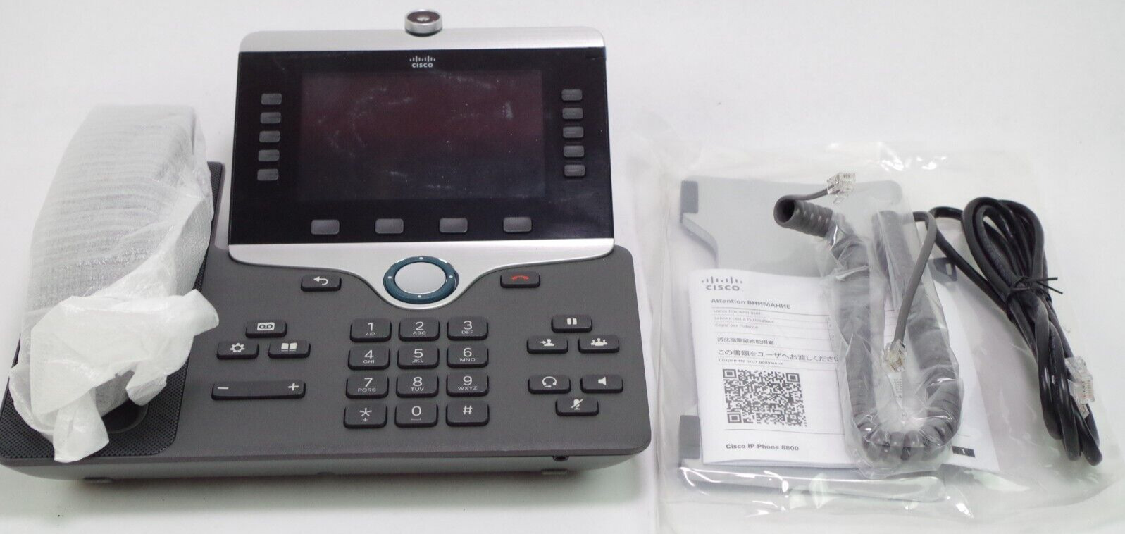 Cisco CP-8865-K9 IP Phone 8865 Unified VoIP Video Phone