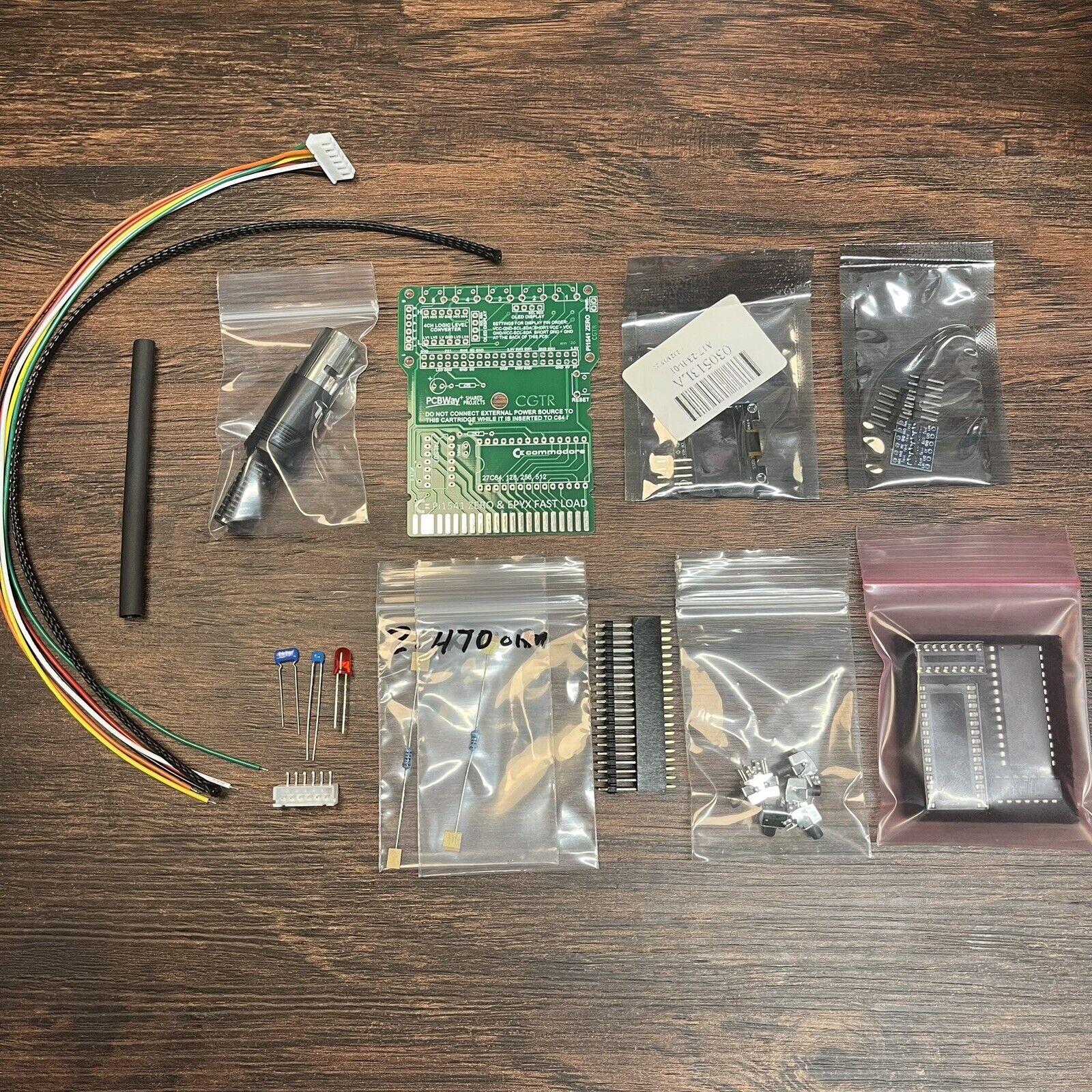 Pi1541 & Epyx Fast Load DIY Kit (NO Pi Zero Included) For Commodore 64