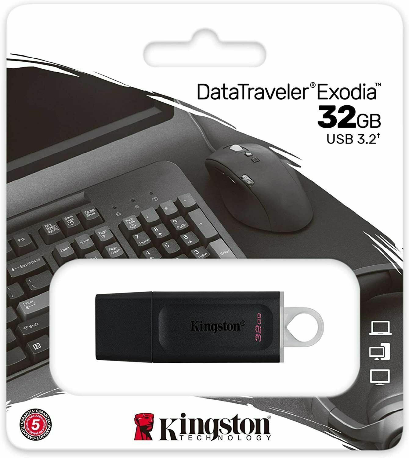 Kingston 32GB DataTraveler Exodia USB 3.2 Flash Drive Thumb/Pen/Jump/USB Stick