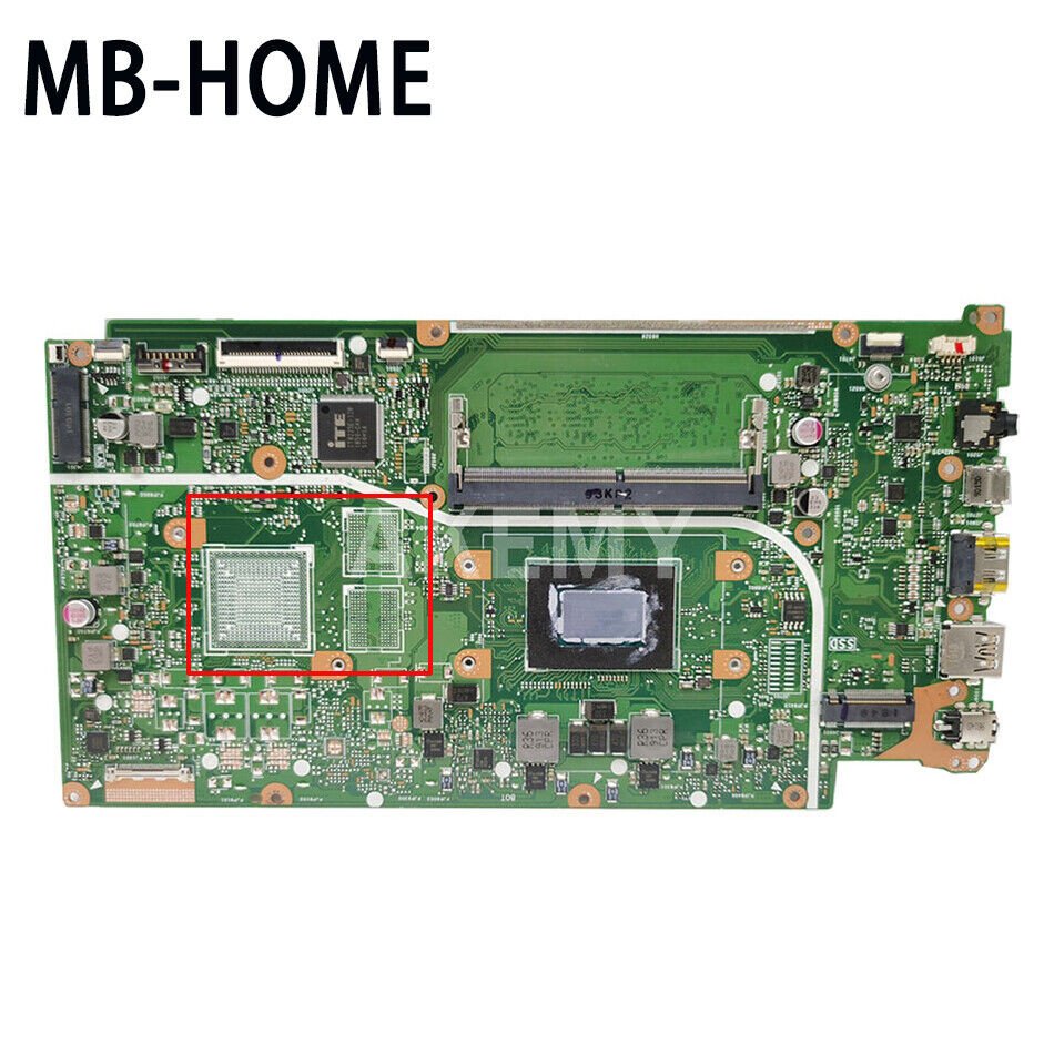 X512DA motherboard For Asus F512DA X512D F512D X512DK mainboard 4GB R3 R5 R7 cpu