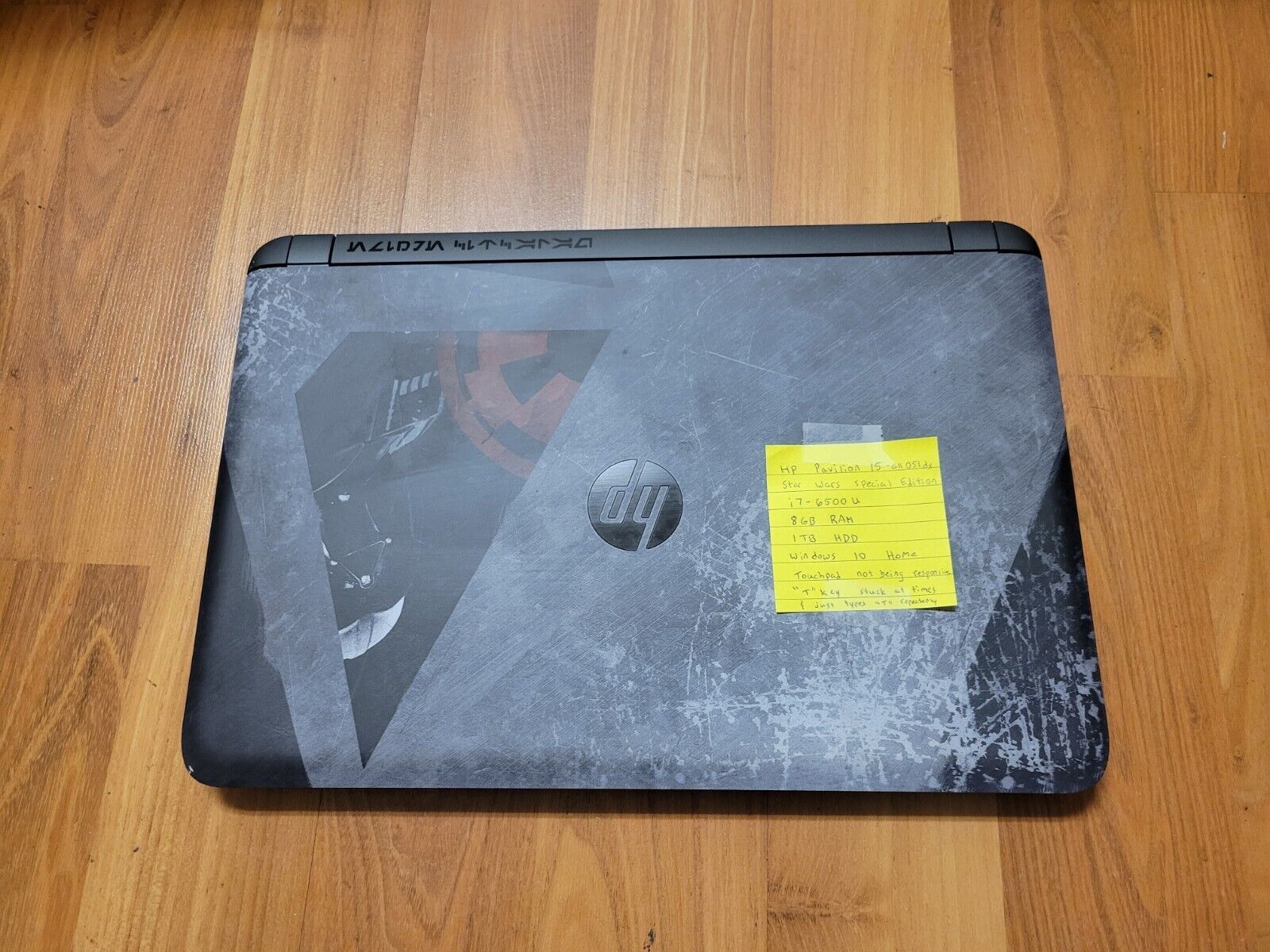 HP Pavilion 15-an051dx Star Wars Special Edition i7 Laptop READ DESCRIPTION 