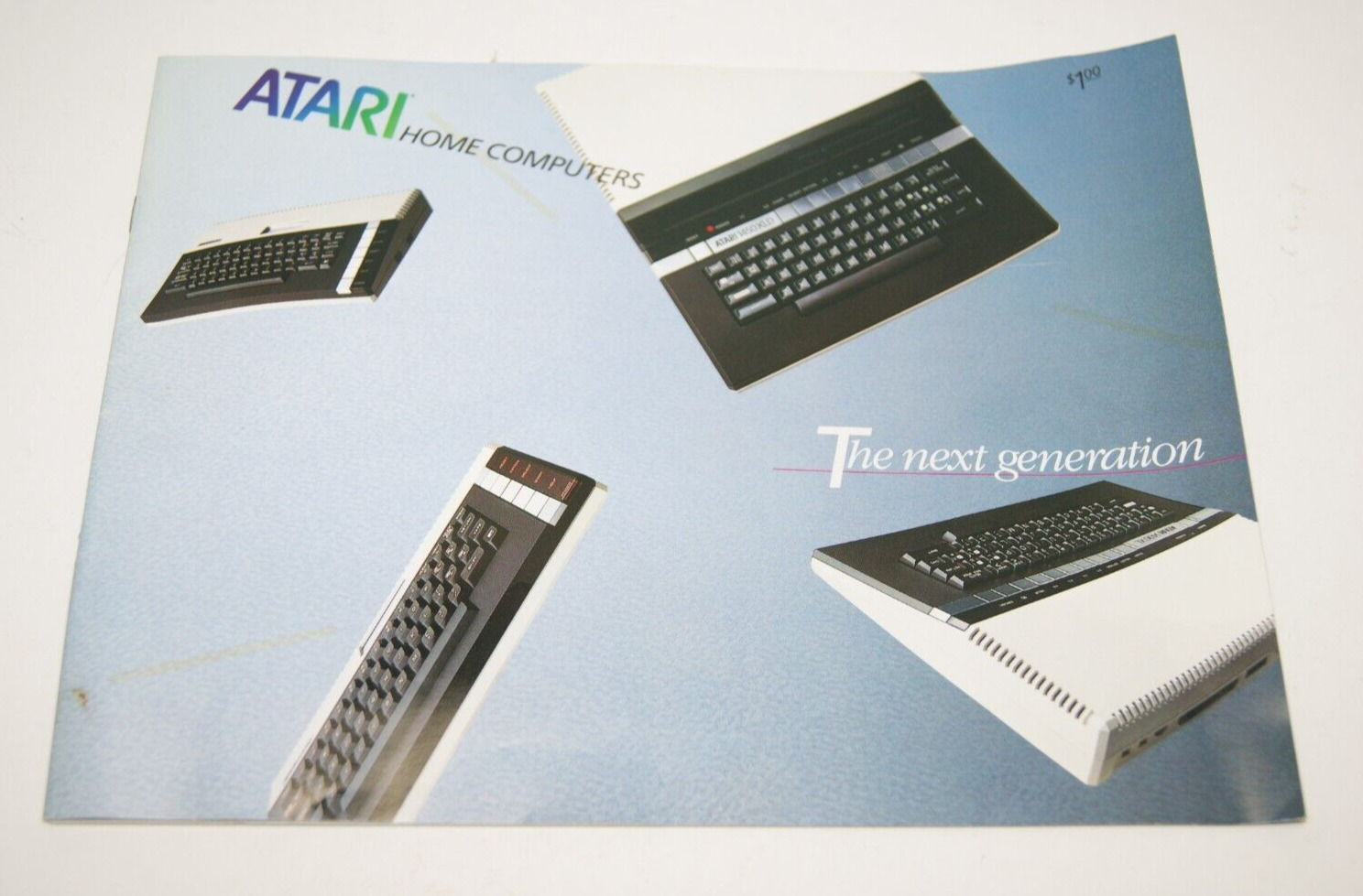 1983 ATARI HOME COMPUTERS THE NEXT GENERATION VINTAGE COLLECTIBLE BROCHURE