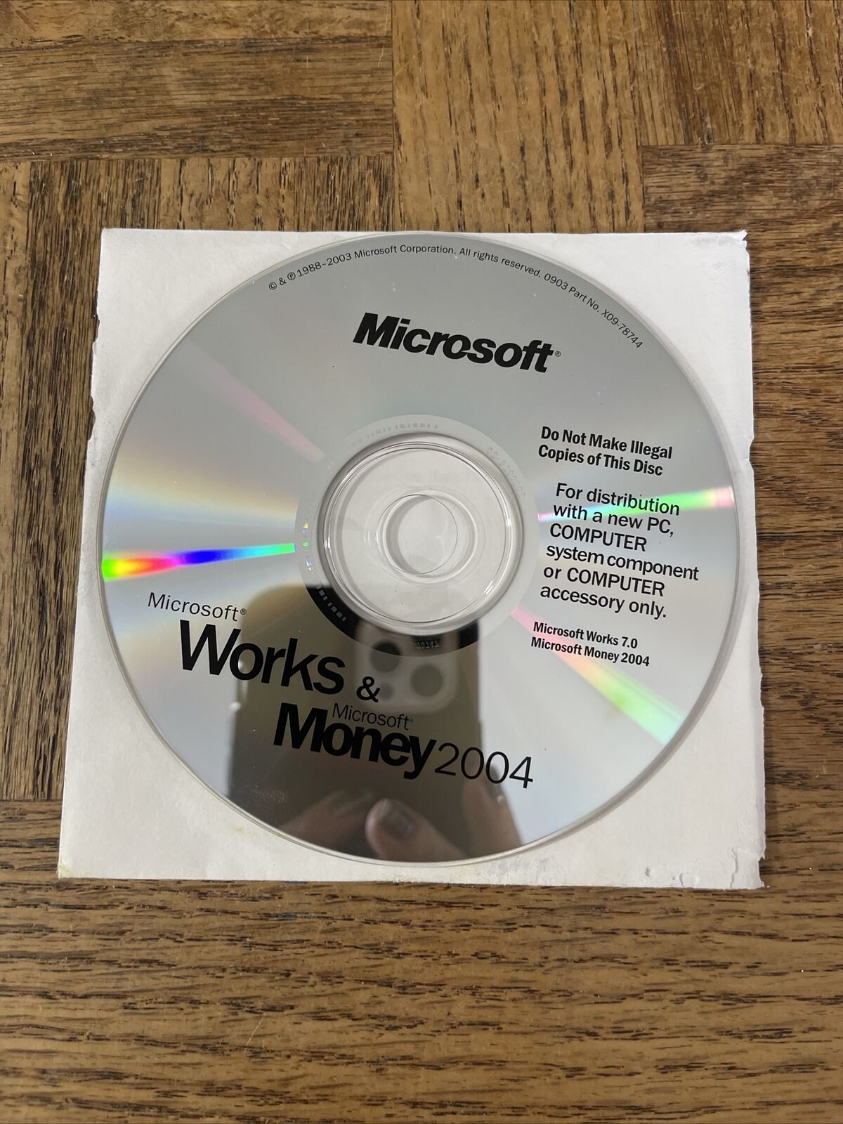 Microsoft Works And Money 2004 PC Software