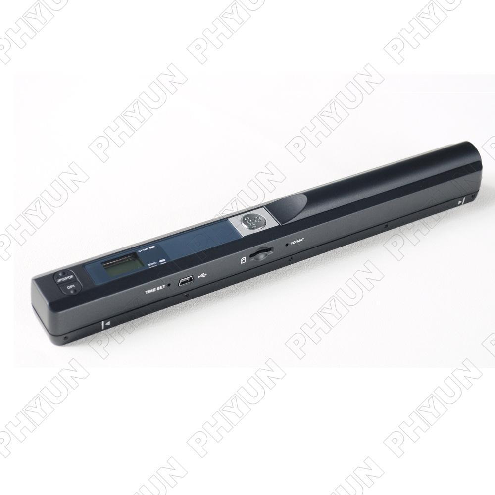 Black Portable Scanner HD 900DPI Handheld Scanner Pen Scanner 255mmx 28mmx 25mm