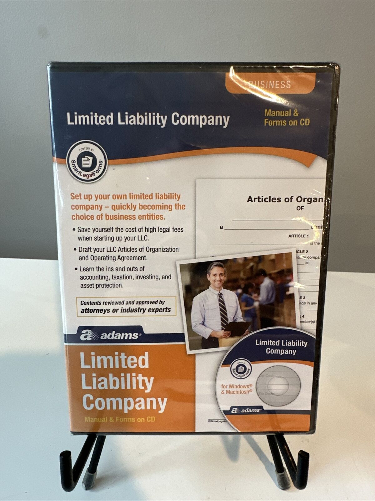 Adams Limited Liability Company LLC Manual & Forms on CD Sealed