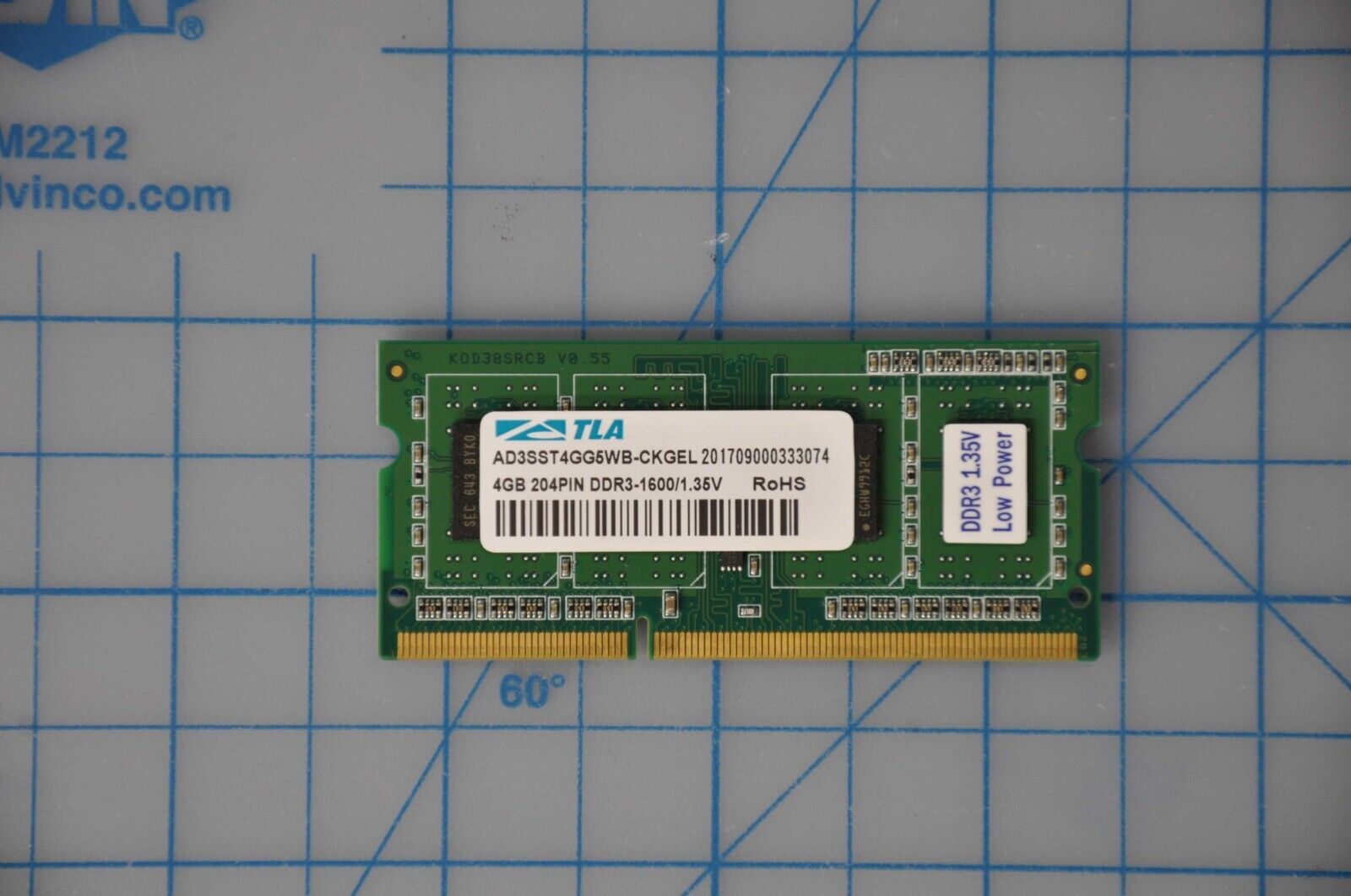 NCR 4GB 1600MHz DDR3-1600 SODIMM Memory Grade A 497-0502339