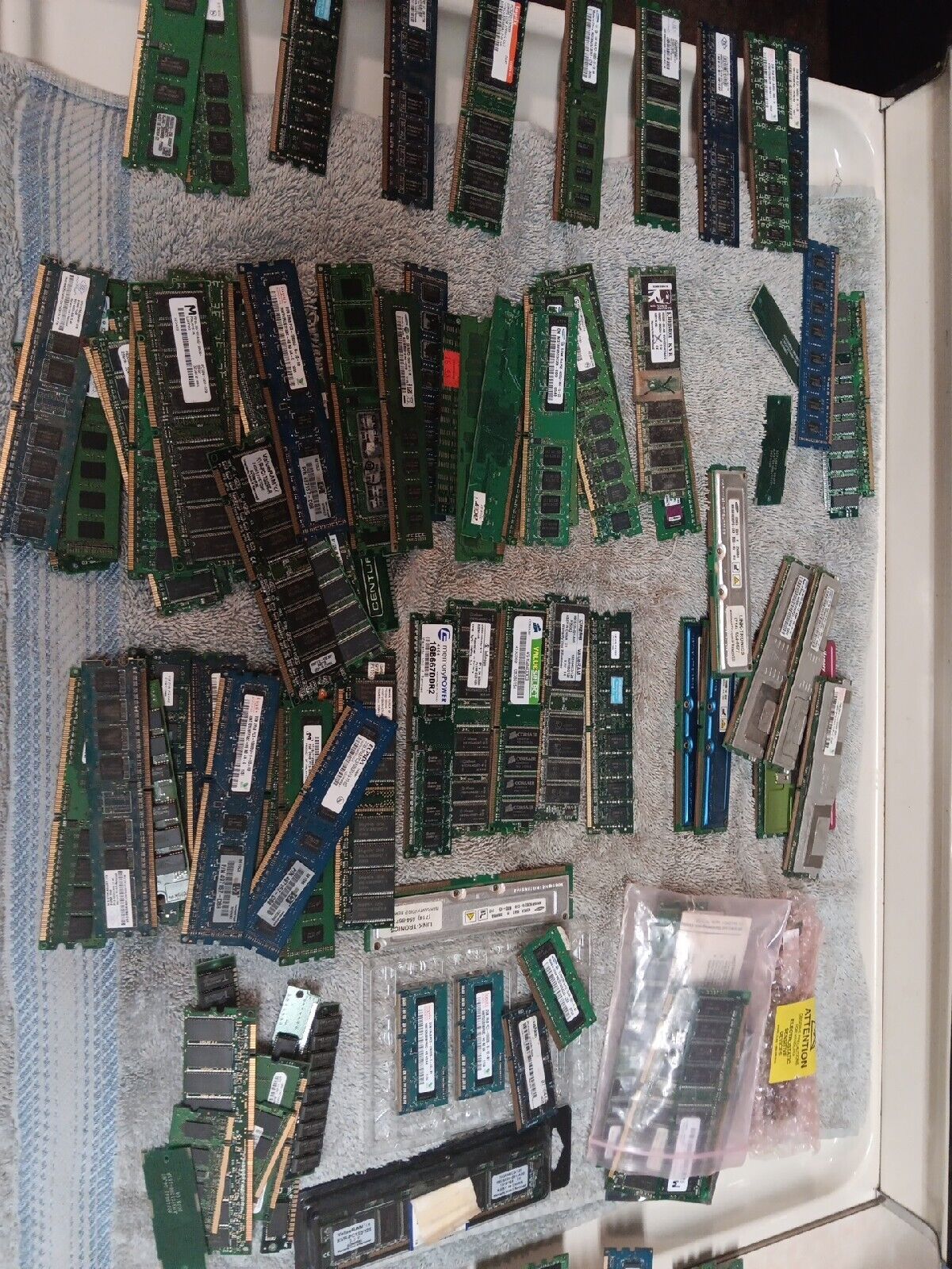 Ram Memory Sticks Appx. 100 Piece Lot Various Random