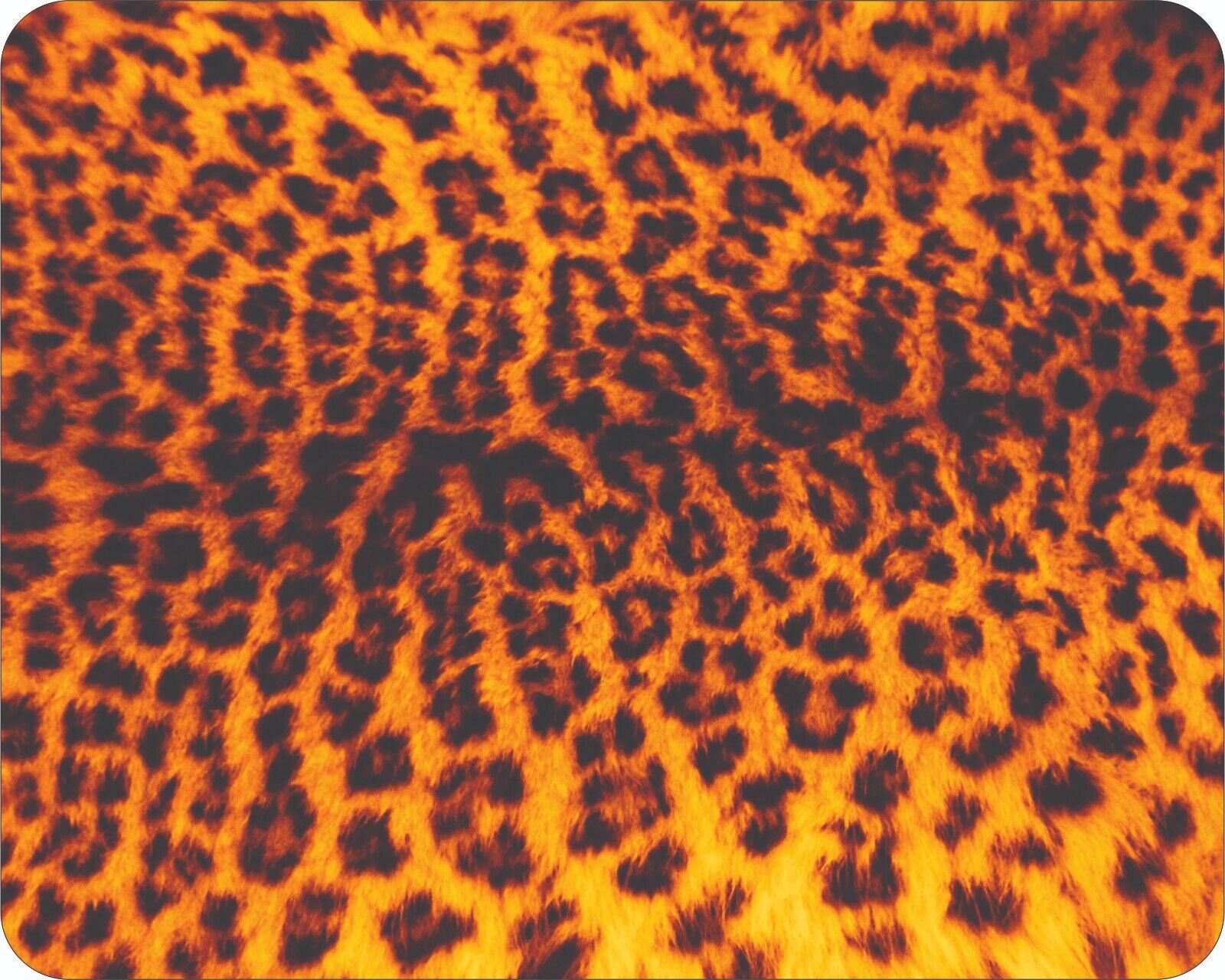 Leopard Print Pattern Mouse Pad 7 3/4  x 9